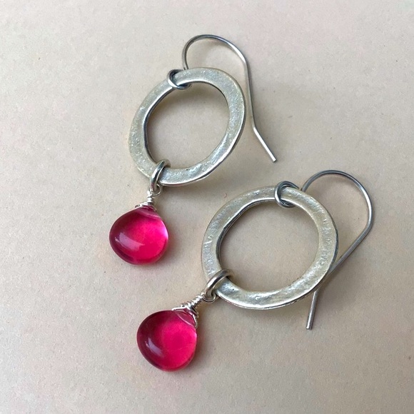 Sundance Charm Silver Earrings - Picture 1 of 6